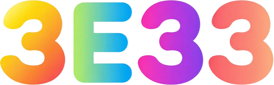 3E33 logo